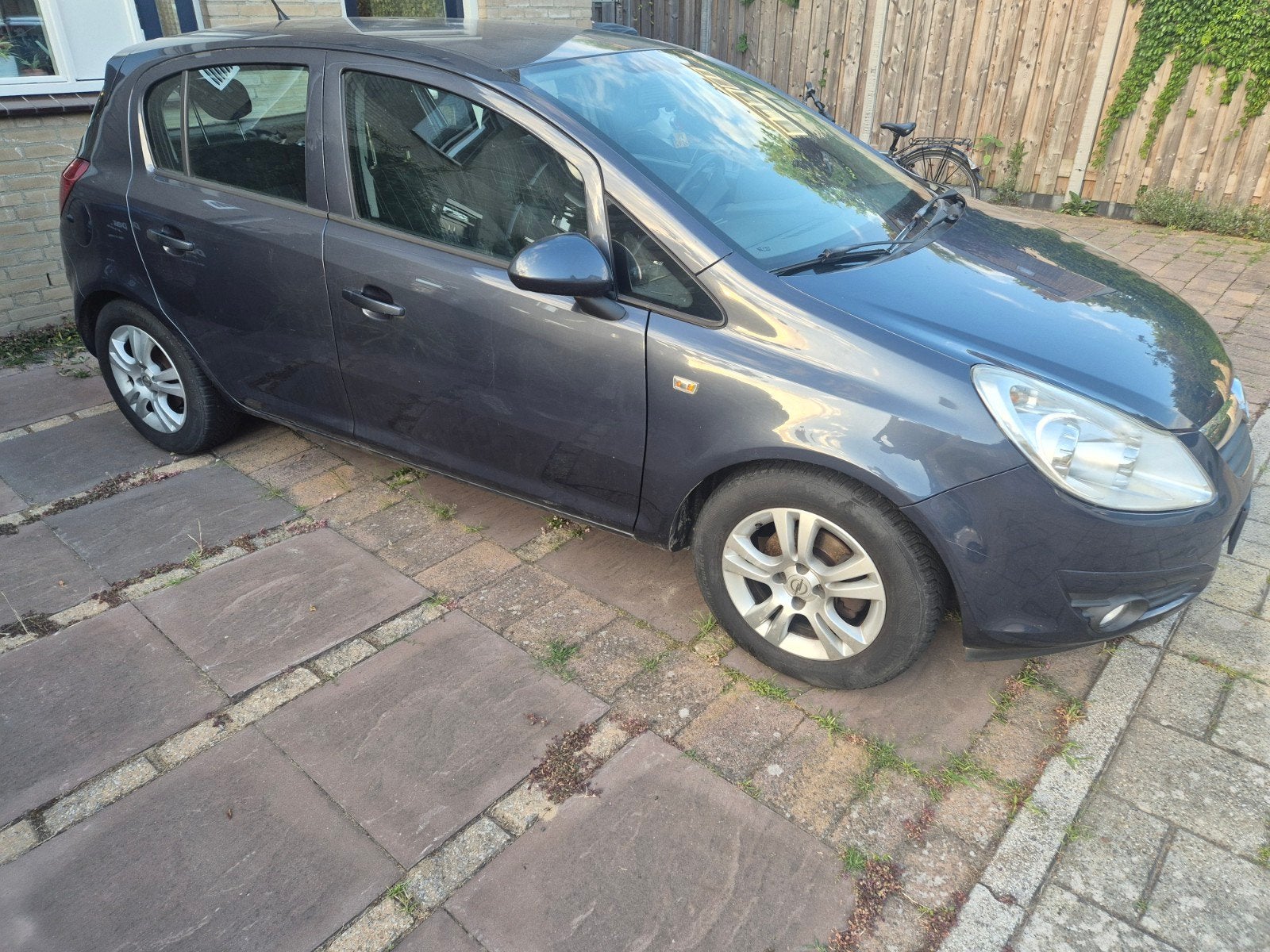 Opel Corsa 1.2 16V 5D 2009 Blauw, Voorwielaandrijving, Stof, 4 cilinders, Blauw
