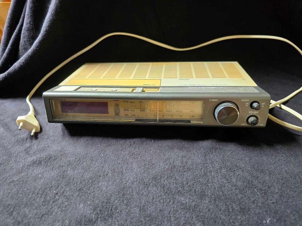 Philips wekker radio, Gebruikt, -, Digitaal, -