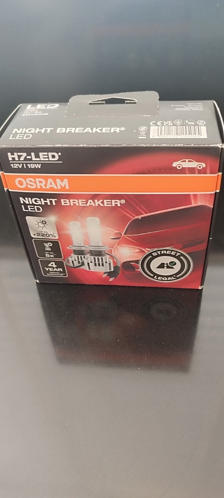 Osram Night Breaker LED H7 met afdekkappen VW T-Cross, Ophalen of Verzenden, Gebruikt, Volkswagen