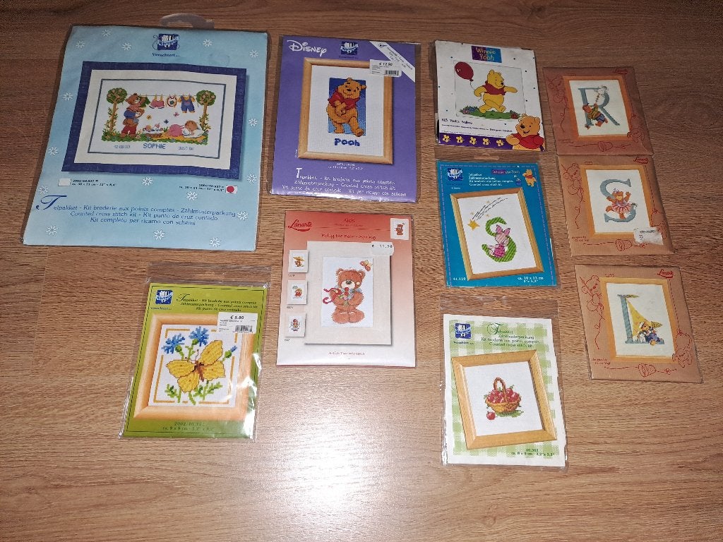 borduurwerk lanarte ,verachtert,winnie the pooh disney, Hobby en Vrije tijd, Borduren en Borduurmachines, Ophalen of Verzenden
