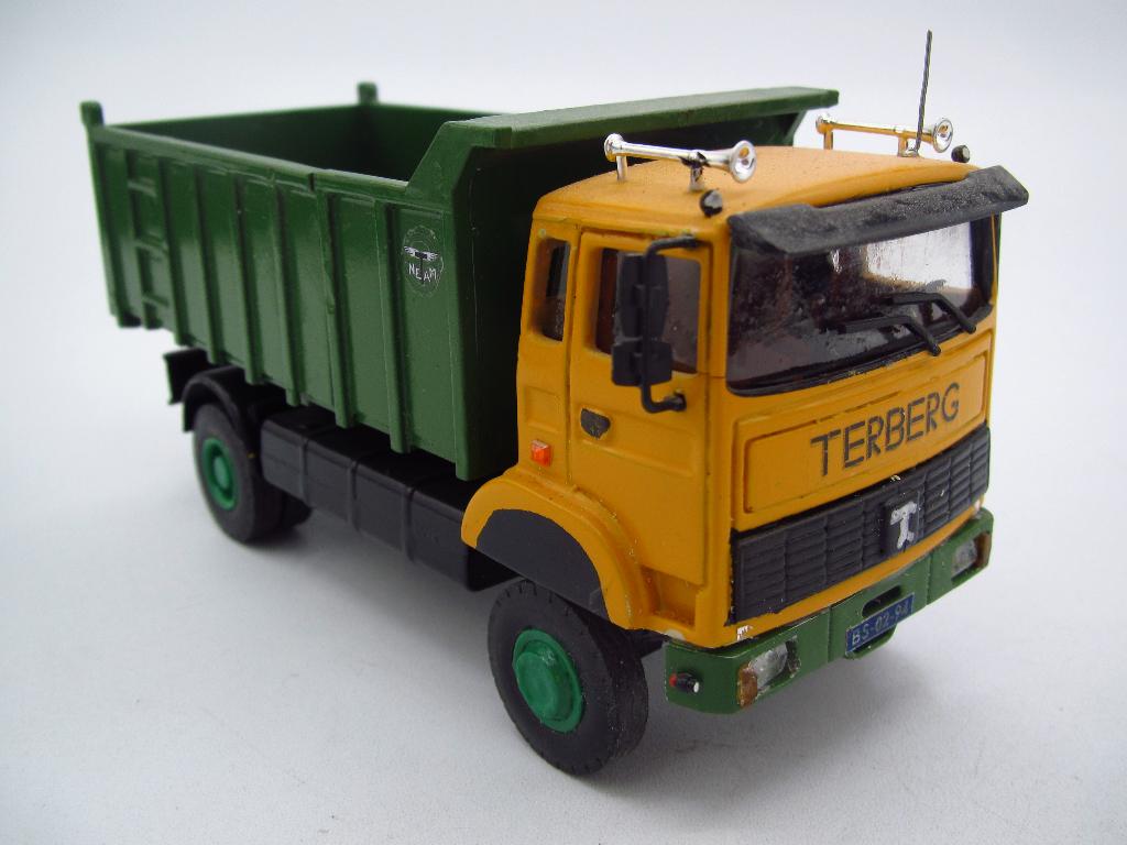 Lion car - Terberg Kipper Bakwagen zelfbouw 1:50, Hobby en Vrije tijd, Ophalen of Verzenden, Gebruikt, Bus of Vrachtwagen, Lion Toys