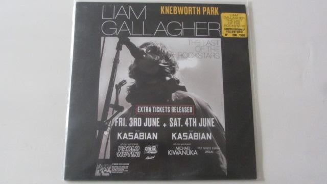 Liam Gallagher { Oasis } LP Live in Knebworth Park, Cd's en Dvd's, Vinyl | Rock, Ophalen of Verzenden, Nieuw in verpakking, 12 inch