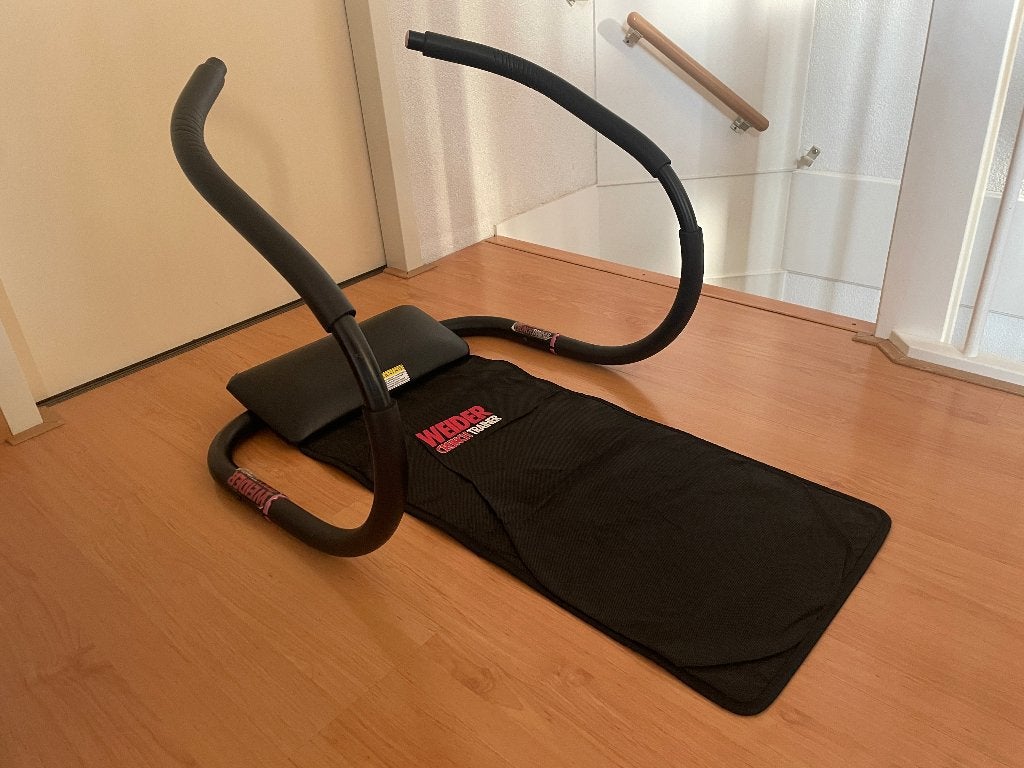 Weider Crunch trainer  buikspiertrainer opklapbaar, Ophalen of Verzenden, Gebruikt, Buik, Overige typen