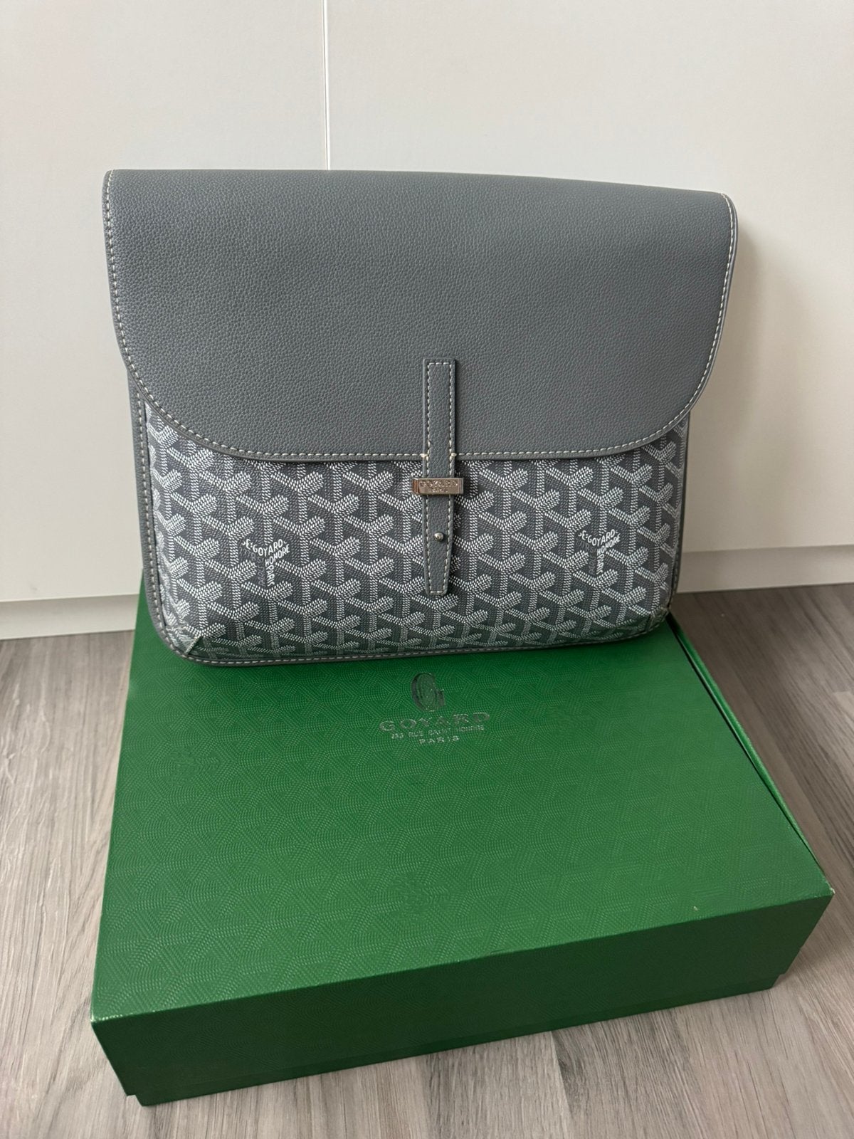 Goyard Coursier Messenger Bag Grey, Ophalen, Nieuw, Grijs