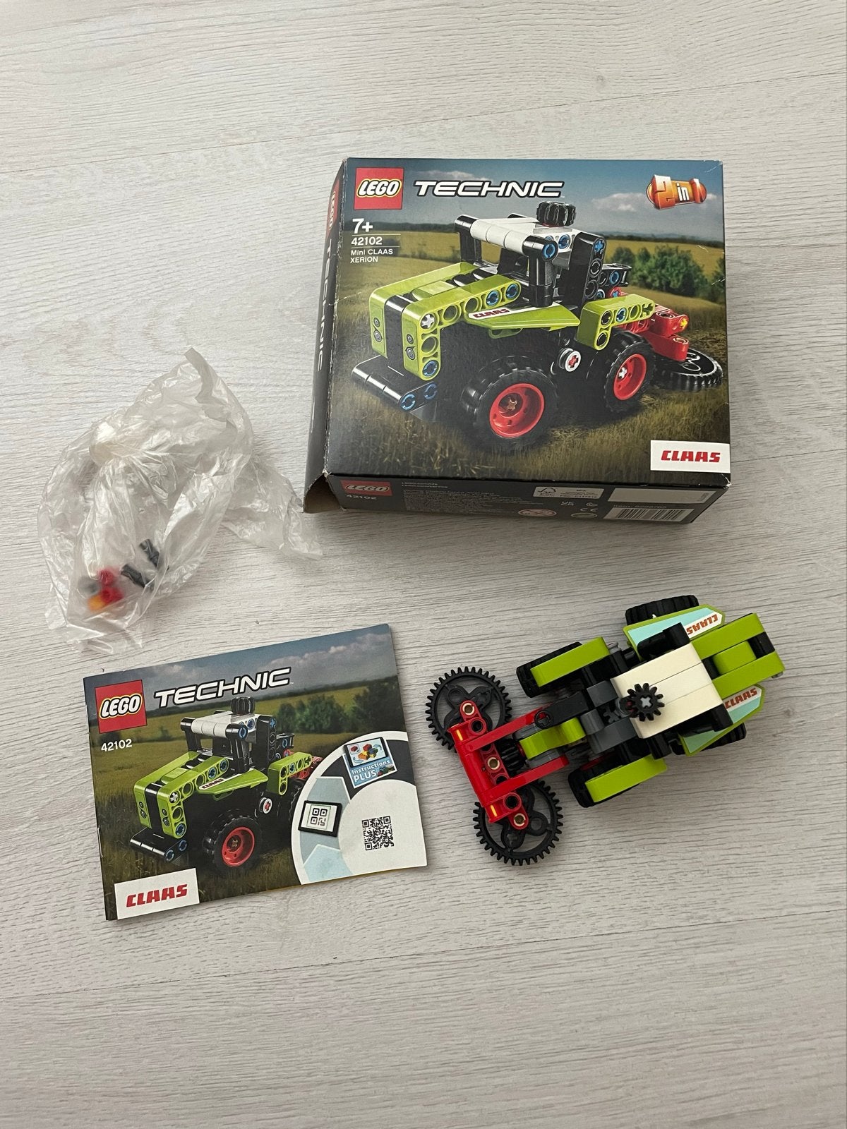 LEGO Technic 42102 Claas Xerion Tractor, Ophalen of Verzenden, Zo goed als nieuw, Overige merken