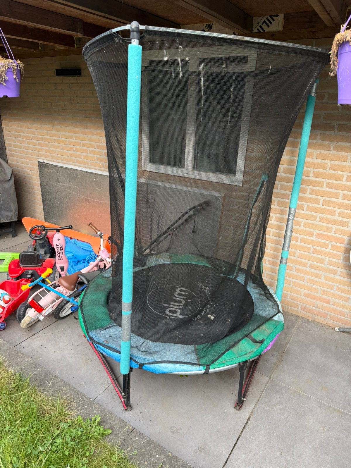 Trampoline, Ophalen, Gebruikt