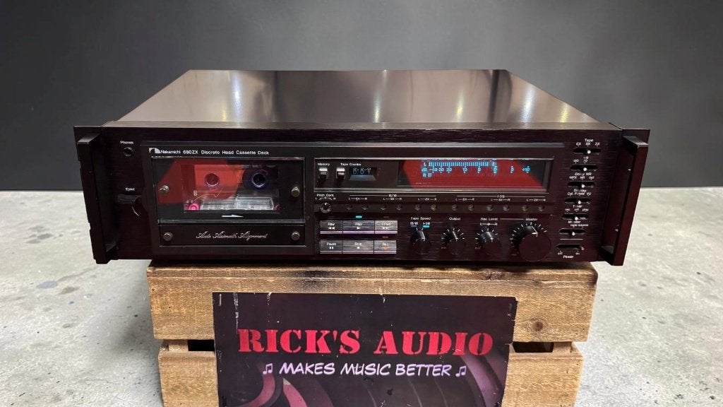 Nakamichi 680ZX • High-End 3-Kops Cassettedeck • GARANTIE, Overige merken, NAKAMICHI CORP. 680ZX 4th Gen, MADE IN JAPAN, Enkel