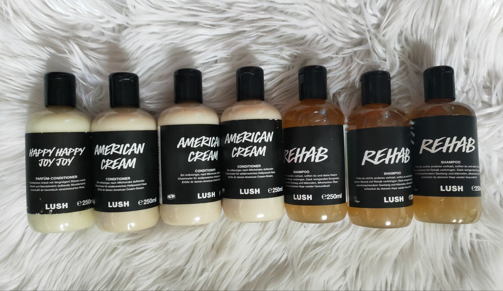 Lush 3x American Cream 3x Rehab Shampoo 1x Happy Happy Joy, Ophalen of Verzenden, Nieuw