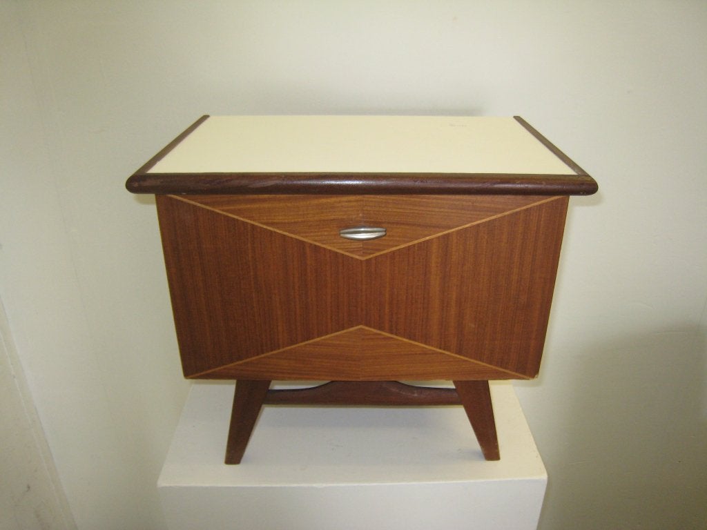 Vintage teak Louis van Teeffelen nachtkastje, Niet ingevuld, Gebruikt, Niet ingevuld, Niet ingevuld
