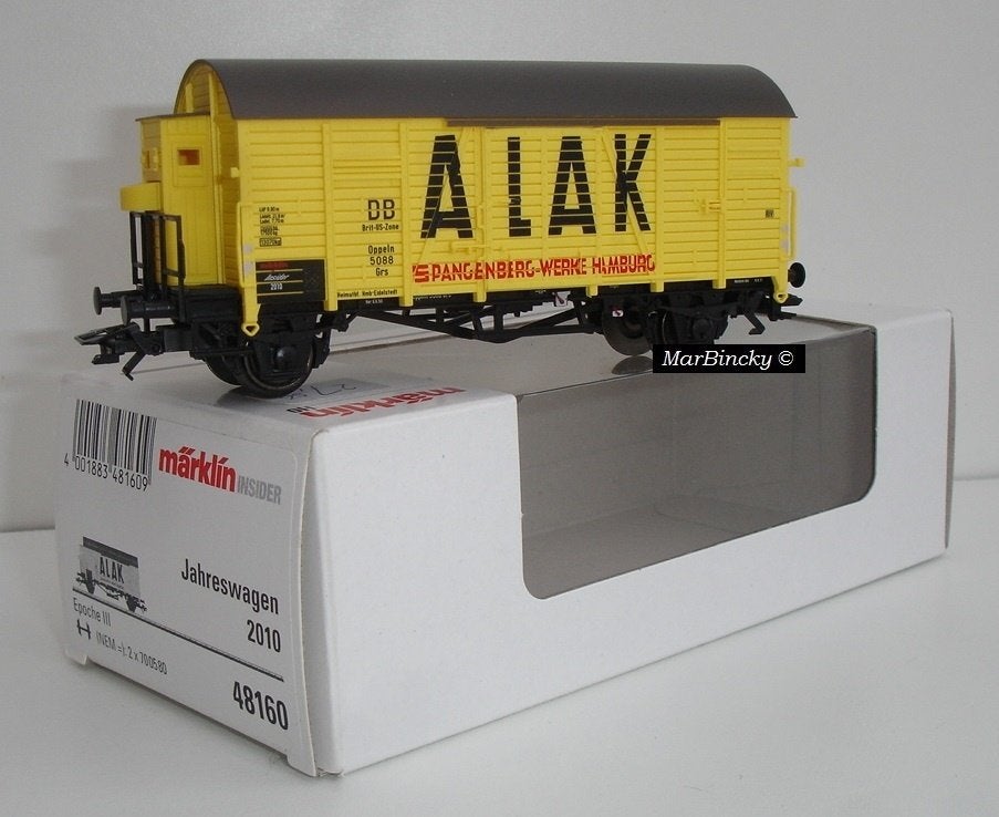 Märklin 48160 Insider Jaarwagen 2010 ALAK !, Hobby en Vrije tijd, Modeltreinen | H0, Wisselstroom, Ophalen of Verzenden, Märklin