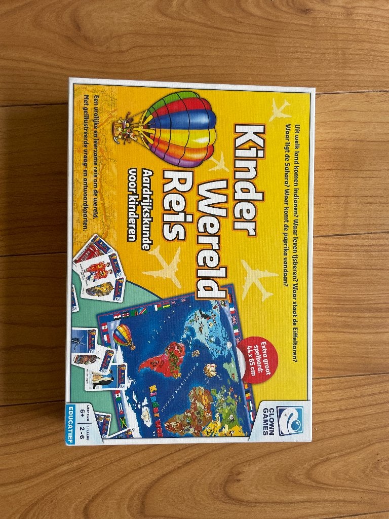 Kinder Wereld Reis, Vijf spelers of meer, Ophalen, Nieuw, Clown Games