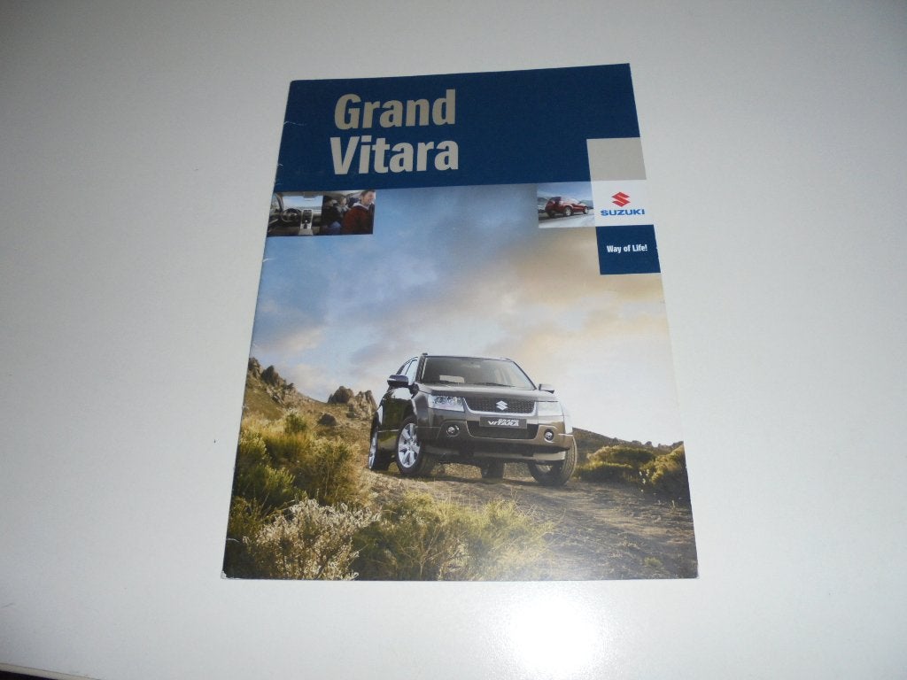 brochure Suzuki Grand Vitara  2009, Ophalen of Verzenden, Gelezen, Overige merken