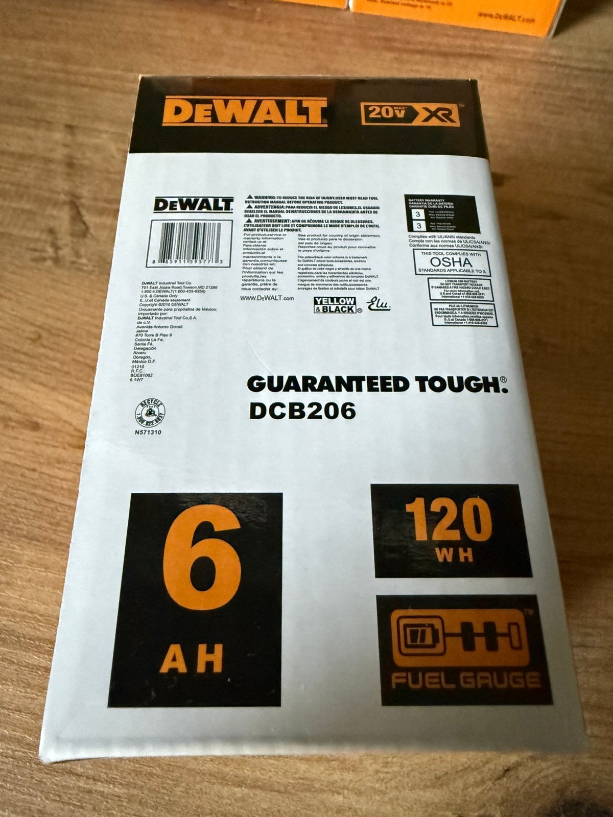 Foto 4 van DeWalt 6.0ah 120wh accu