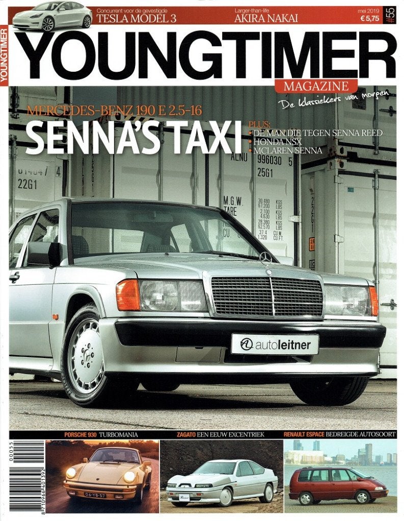 Youngtimer Magazine 2019 nr. 55 (o.a. Mercedes 190 E 2.5-16), Verzenden, Gelezen, Algemeen