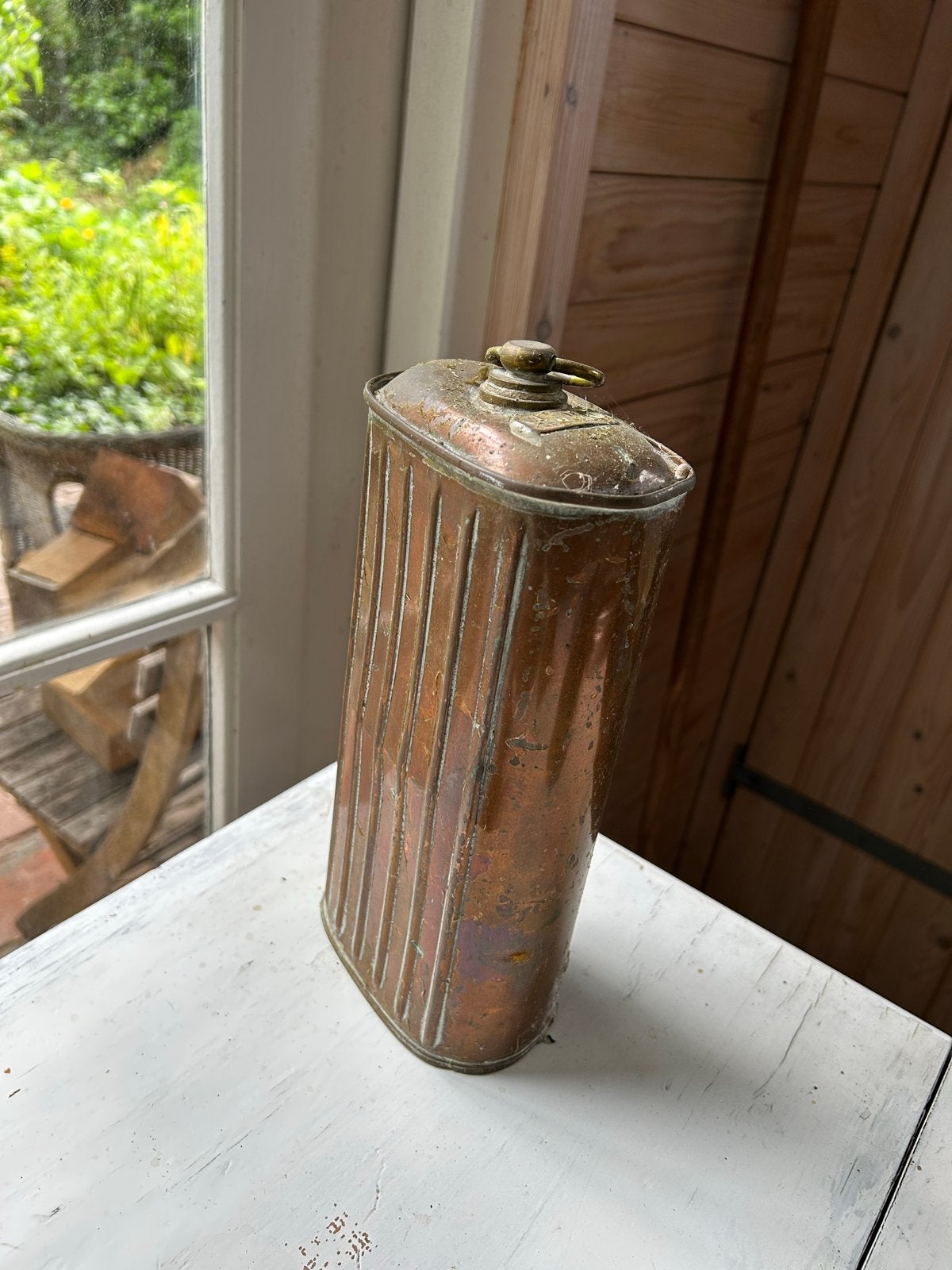 Antieke koperen bedkruik/voetenwarmer, Ophalen of Verzenden, Koper