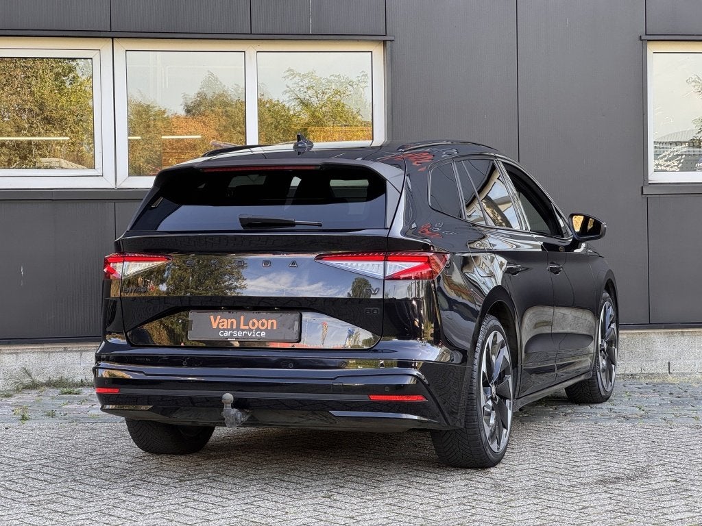 Skoda Enyaq iV 80 Sportline/SOH 91%/Adapt cruise/Trekh/Dode, Auto's, Automaat, 0 cilinders, Gebruikt, 82 kWh
