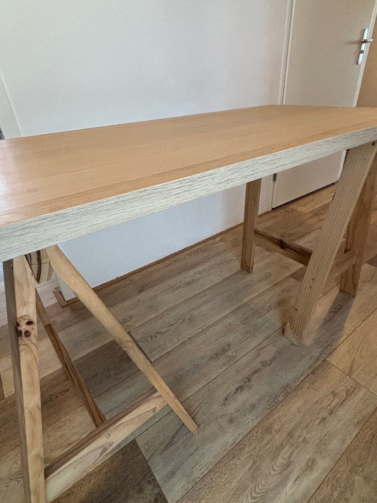 Bureau, Huis en Inrichting, Ophalen, Opzetstuk, Gebruikt, Hout