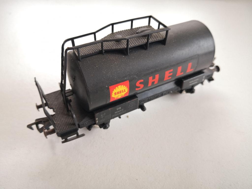 Modeltrein Fleischmann wagon, shell ketelwagen, Gebruikt, Gelijkstroom, Fleischmann, Wagon