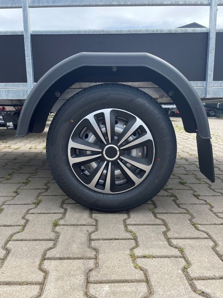 set 13 inch velg - velg/dop caraven, aanhanger en auto, Caravans en Kamperen, Caravan accessoires, Ophalen of Verzenden