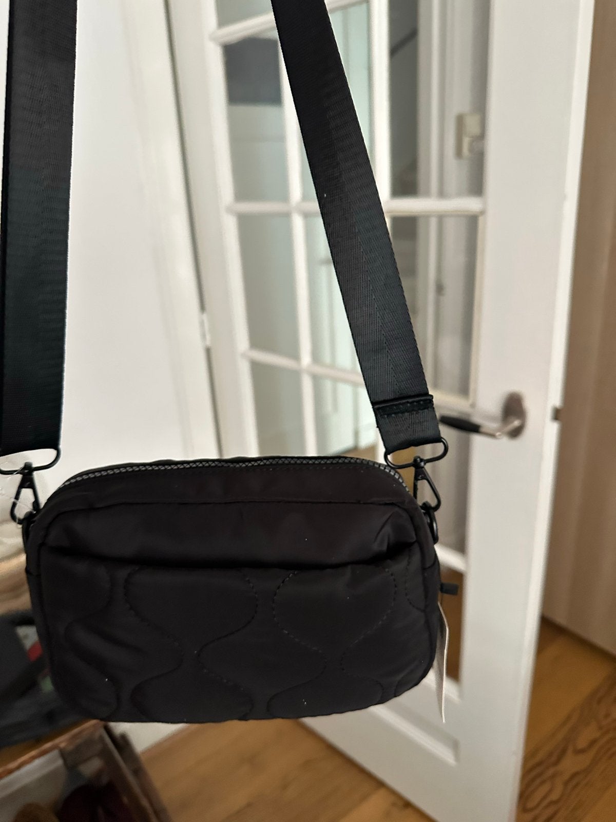 Stradivarius Zwart Gewatteerd Schoudertasje - Nieuw met kaar, Ophalen, Nieuw, Zwart, Schoudertasje