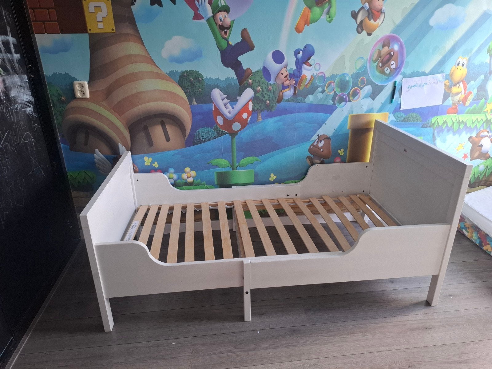 Meegroeibed met lattenbodem, Ophalen, Gebruikt, 70 tot 85 cm, Lattenbodem
