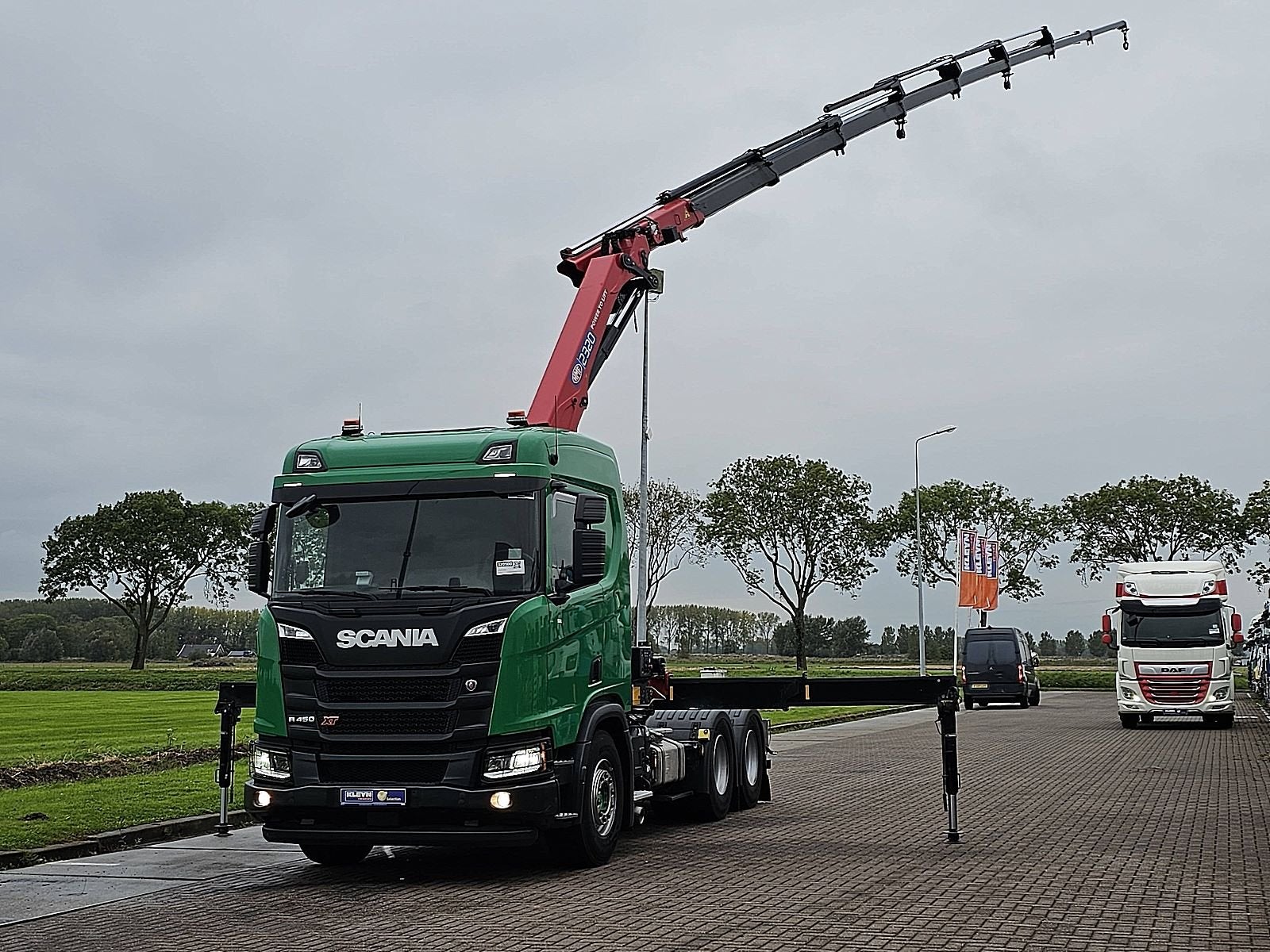 SCANIA R450 6x4 hmf 2320 k6, Auto's, Automaat, Euro 6, Scania, Bedrijf