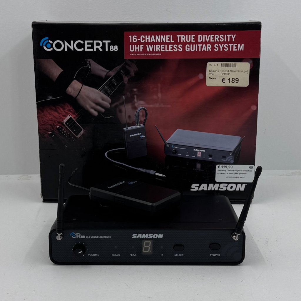 Samson Concert 88 gitaar draadloos systeem | In doos, Dordrecht@usedproducts.nl, Toulonselaan 72, Overige typen, Ophalen of Verzenden