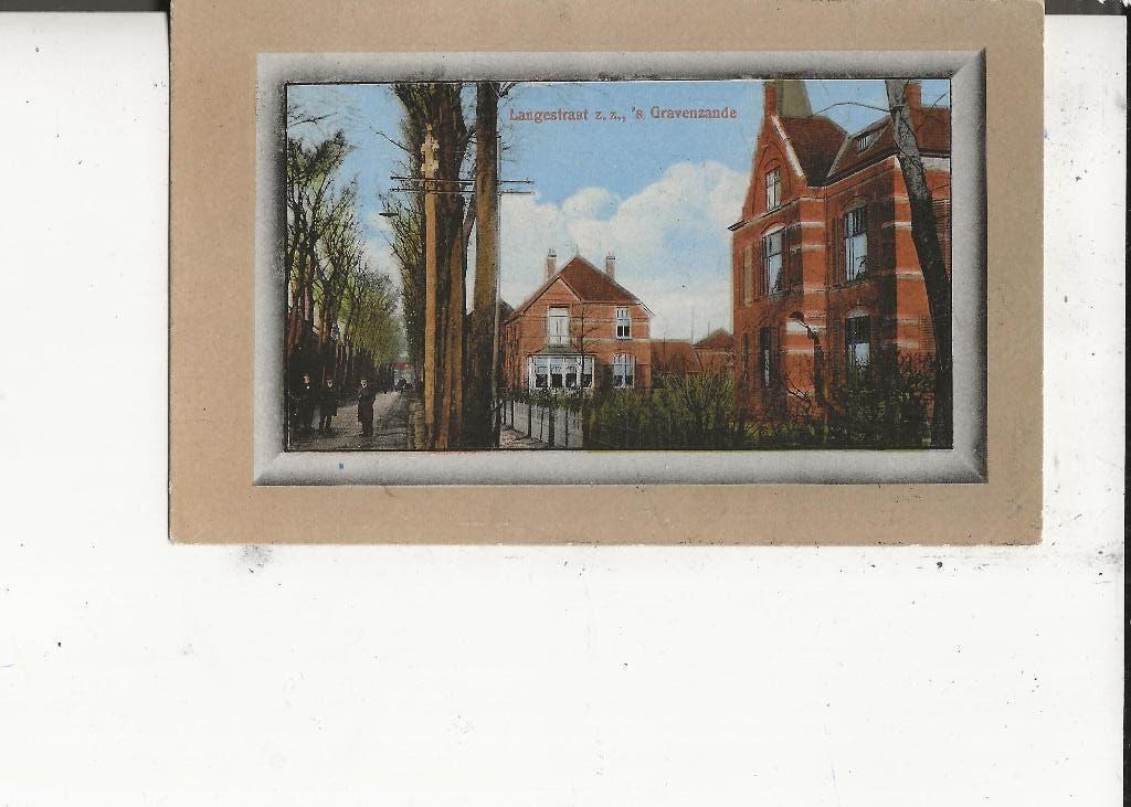 s Gravenzande Langestraat Zuidzijde, Ophalen of Verzenden, 1920 tot 1940, Gelopen, Zuid-Holland