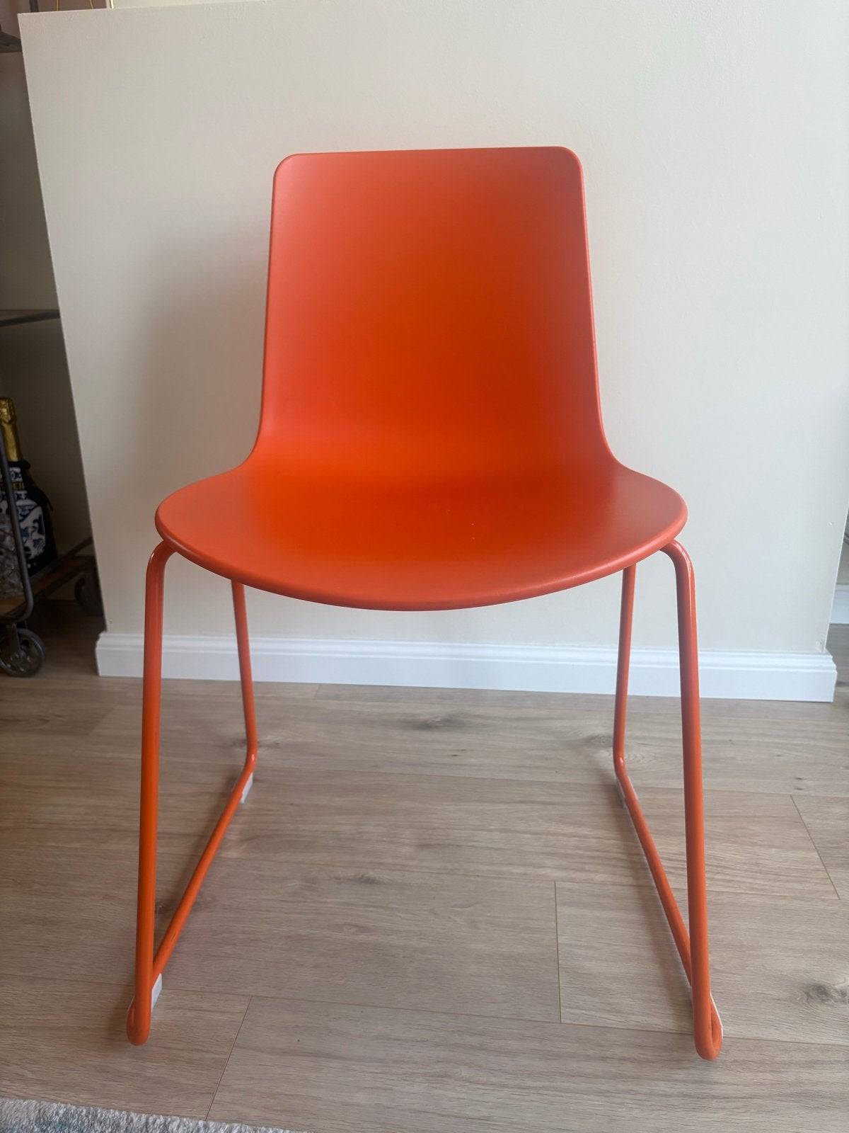 Enea Lottus stoel (4) - Oranje design stoel Lievore Altherr, Ophalen, Kunststof, Overige kleuren, Design