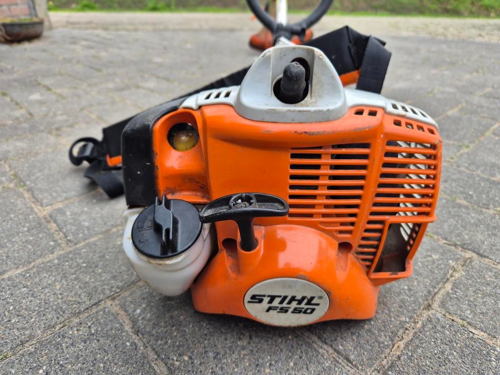 Stihl FS 50 bosmaaier defect, Tuin en Terras, Ophalen of Verzenden, Gebruikt, Benzine