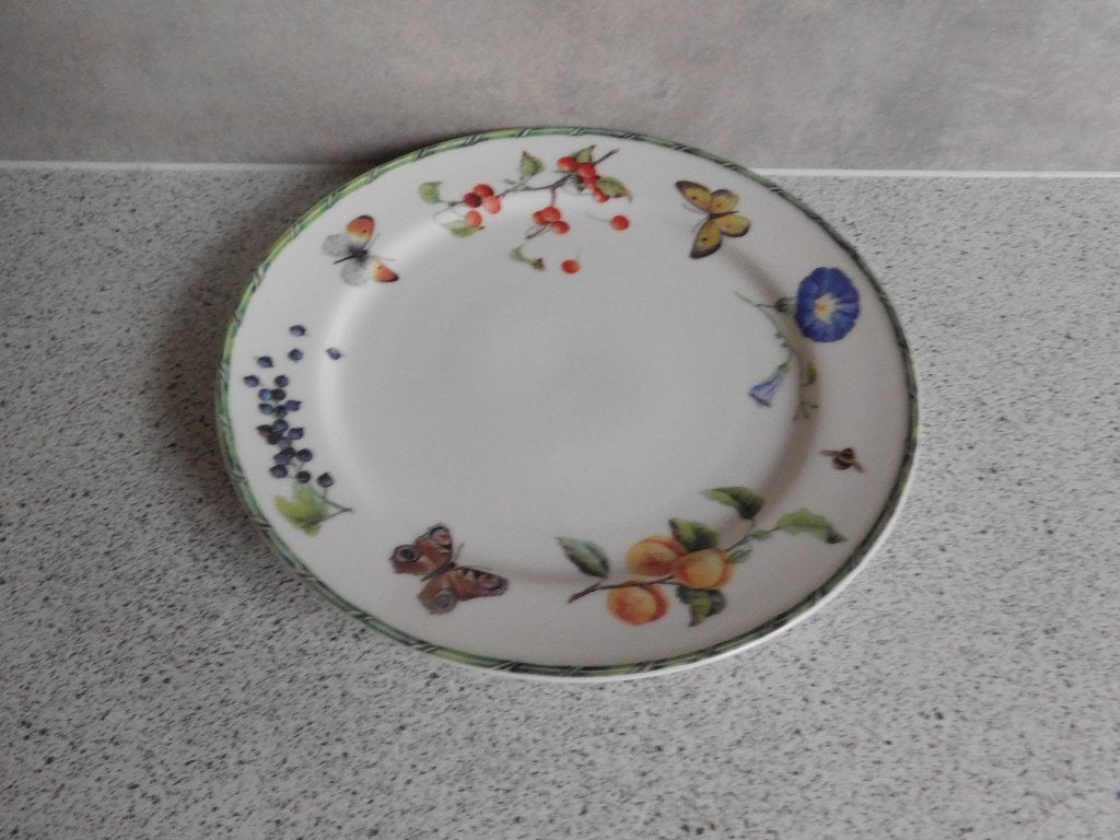 Bord Fruit & Flowers Janneke Brinkman - 18 cm, Overige merken, Keramiek, Landelijk/Boerenbont, Ophalen of Verzenden