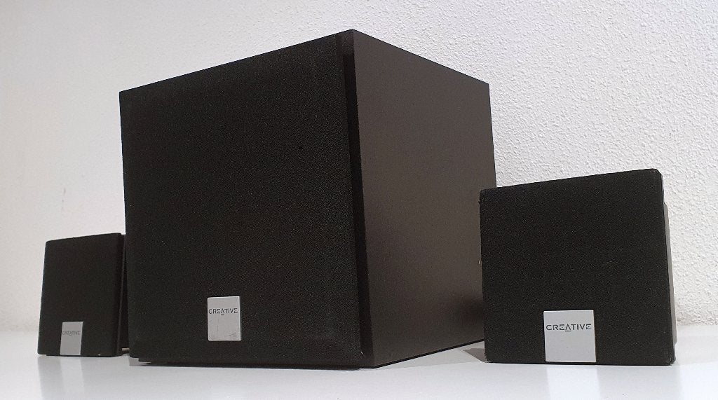 Speakerset - Creative Inspire 2400 (2.1), Computers en Software, Pc speakers, Gebruikt, Audiokanaal 2.1, Ophalen of Verzenden