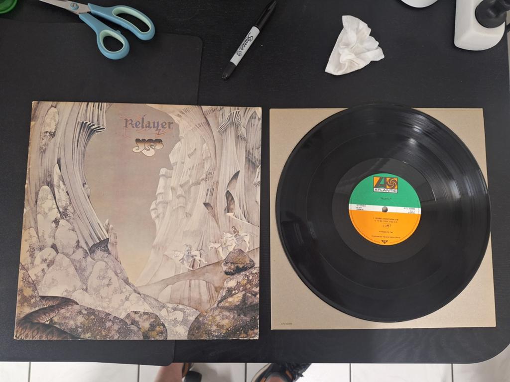 Vintage vinyl lp album Yes Relayer uit 1974 in mooie staat, Ophalen of Verzenden, Gebruikt