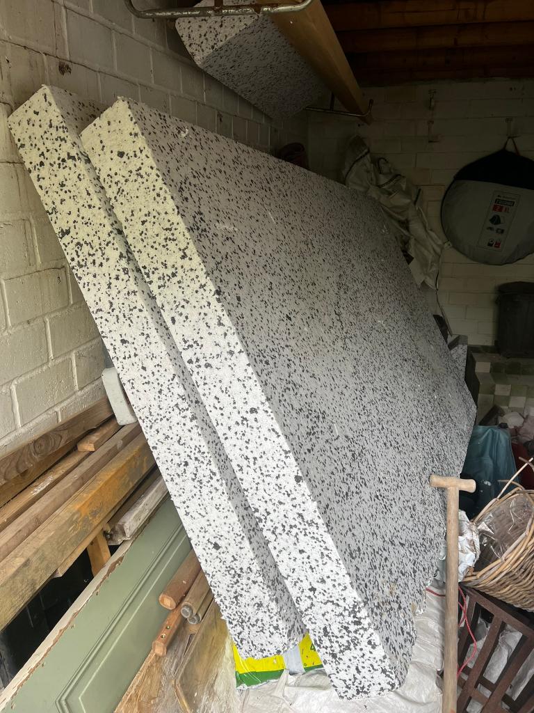 Vloerisolatie piepschuim 2 platen drukvast EPS 13cm, Ophalen, 12 cm of meer, Zo goed als nieuw, Minder dan 5 m²
