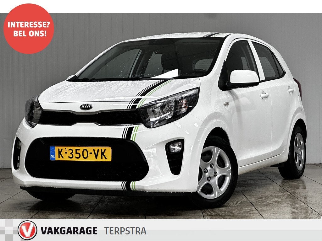 Kia Picanto 1.0 DPi ComfortLine 5p/ Airco/ Cruise/ Elek. pak, Voorwielaandrijving, Stof, Gebruikt, Start-stop-systeem