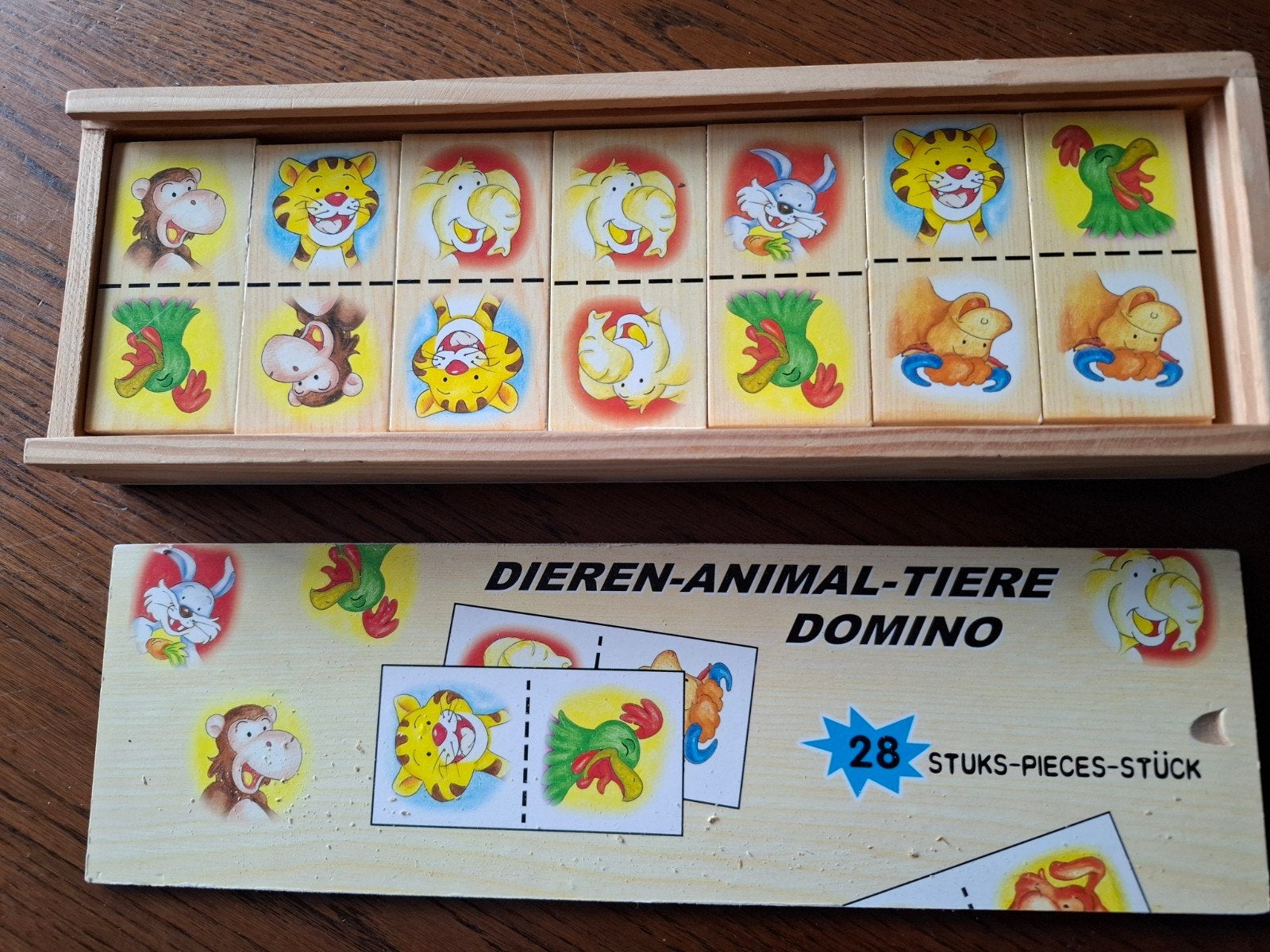 Dieren domino, Ophalen of Verzenden, Zo goed als nieuw