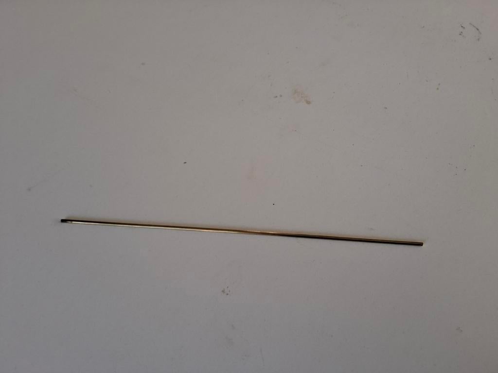 Messing 2 mm rond,  lang 250 mm 12,50 euro per 10 stuks, Ophalen of Verzenden, Nieuw