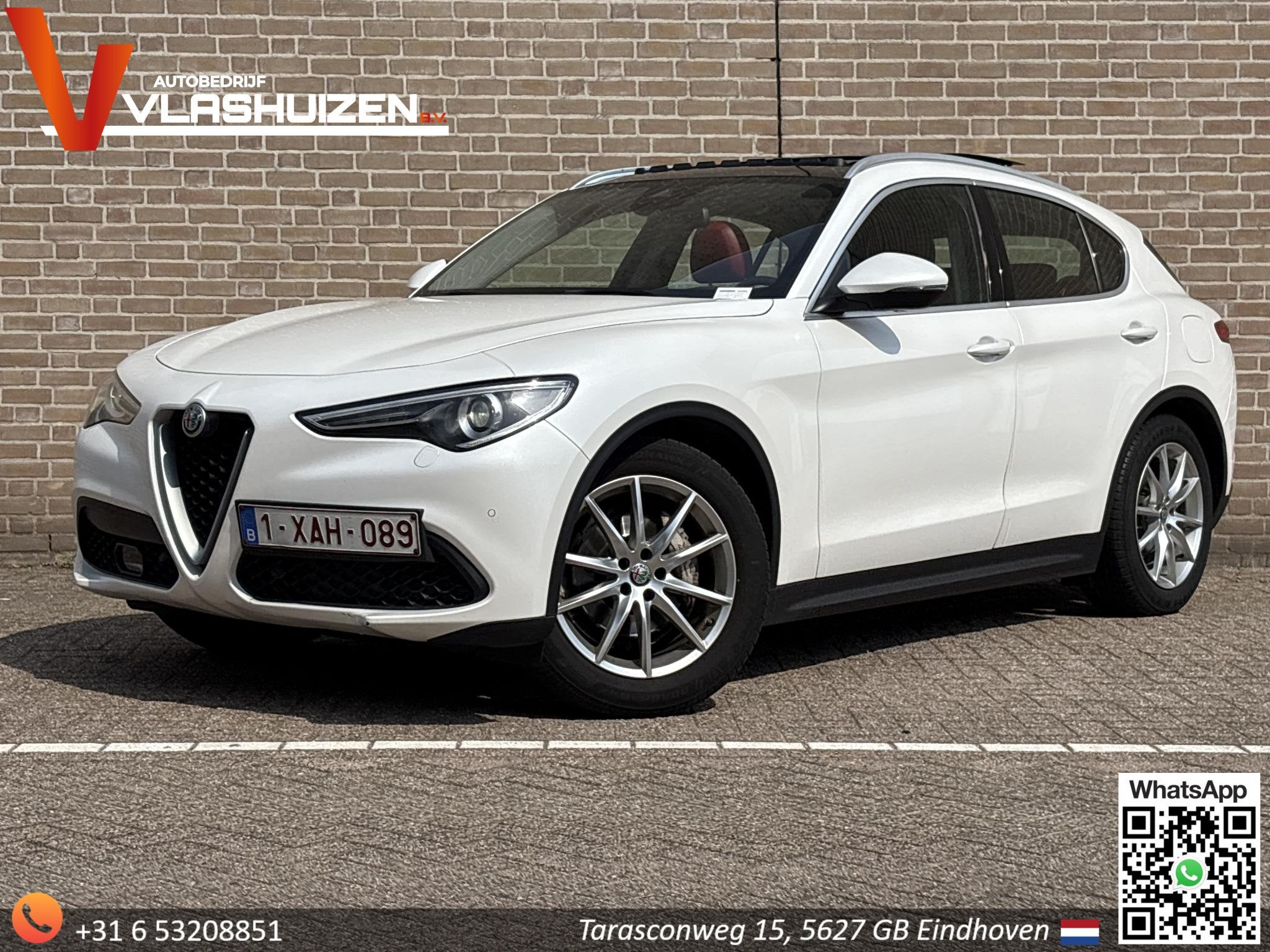 Alfa Romeo Stelvio 2.2d Super | € 9.500,- NETTO! | Leder |, Auto's, Automaat, Achterwielaandrijving, Gebruikt, Euro 6
