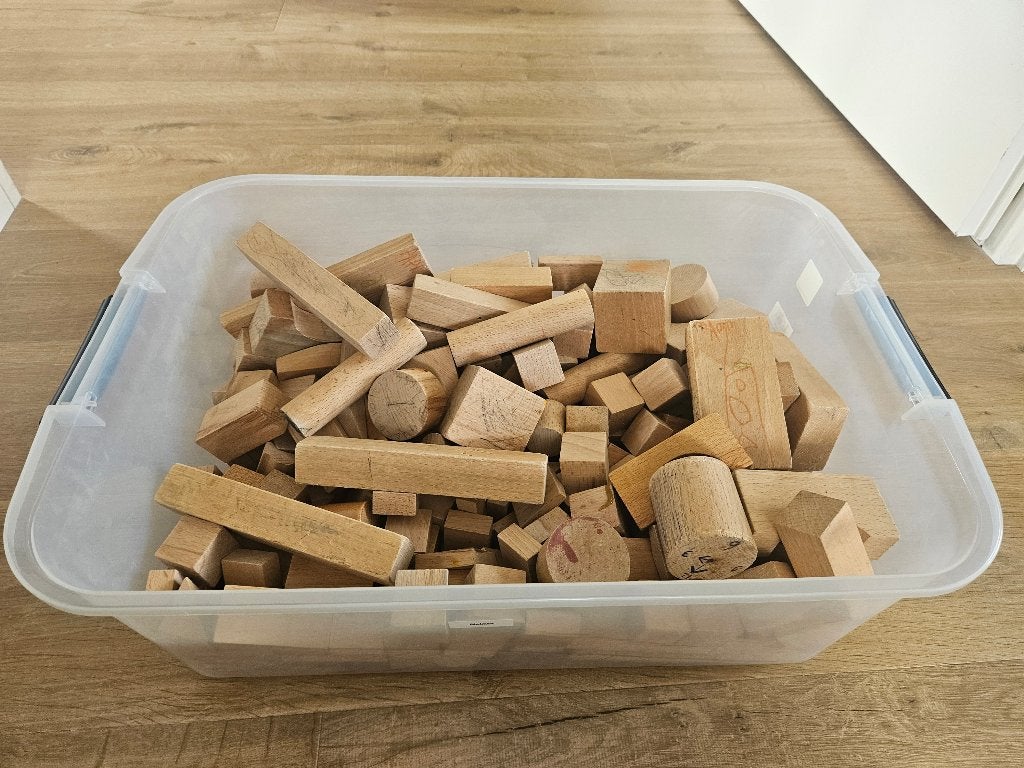 Houten blokken, Ophalen, Gebruikt