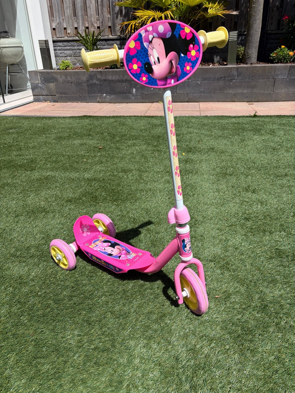 Minnie Mousedriewieler step vanaf 2 jaar, Fietsen en Brommers, Steps, Zo goed als nieuw, Gewone step, Ophalen
