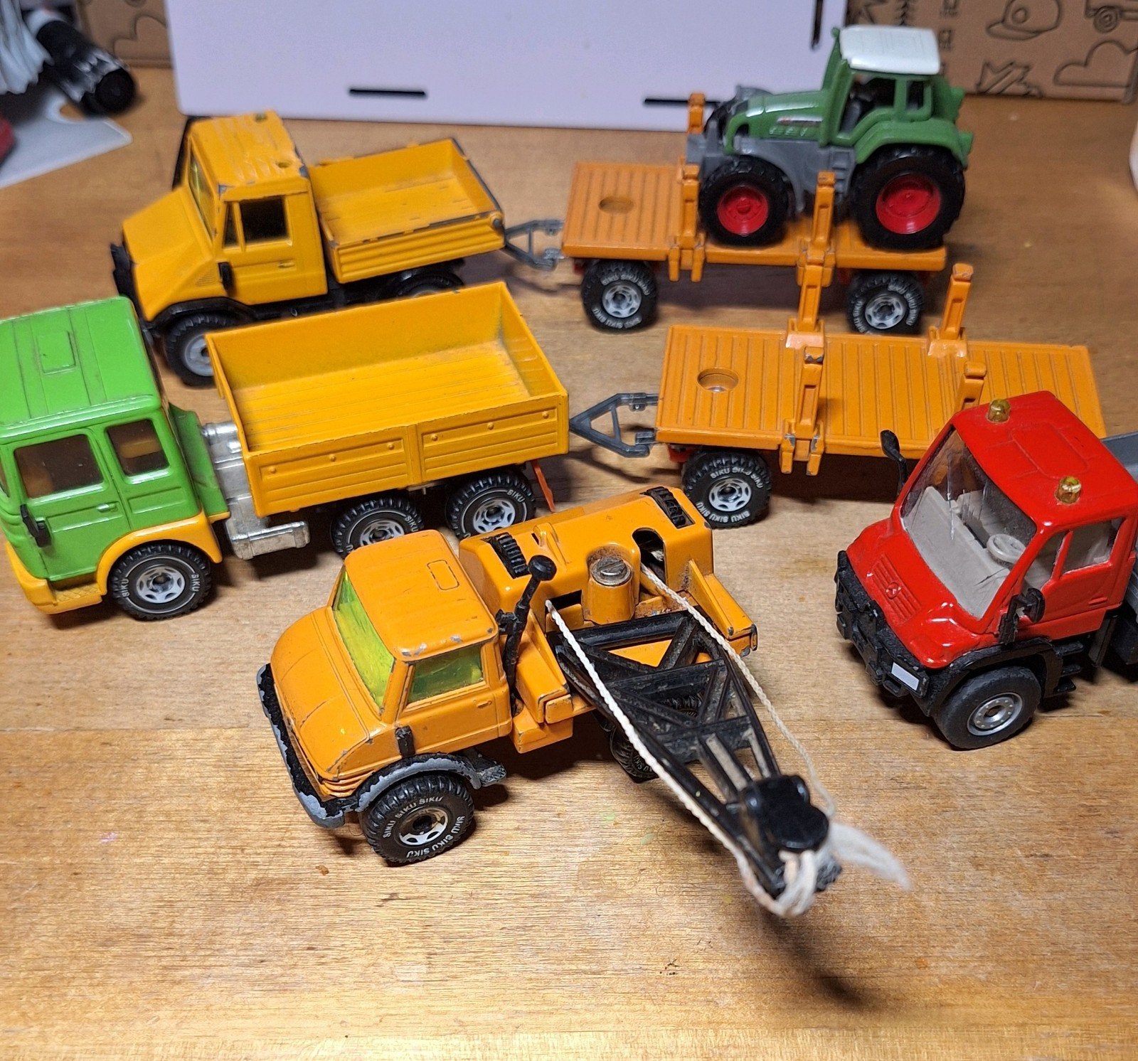 Siku, werk in uitvoering! Hele set modelauto's!, Ophalen of Verzenden, Auto