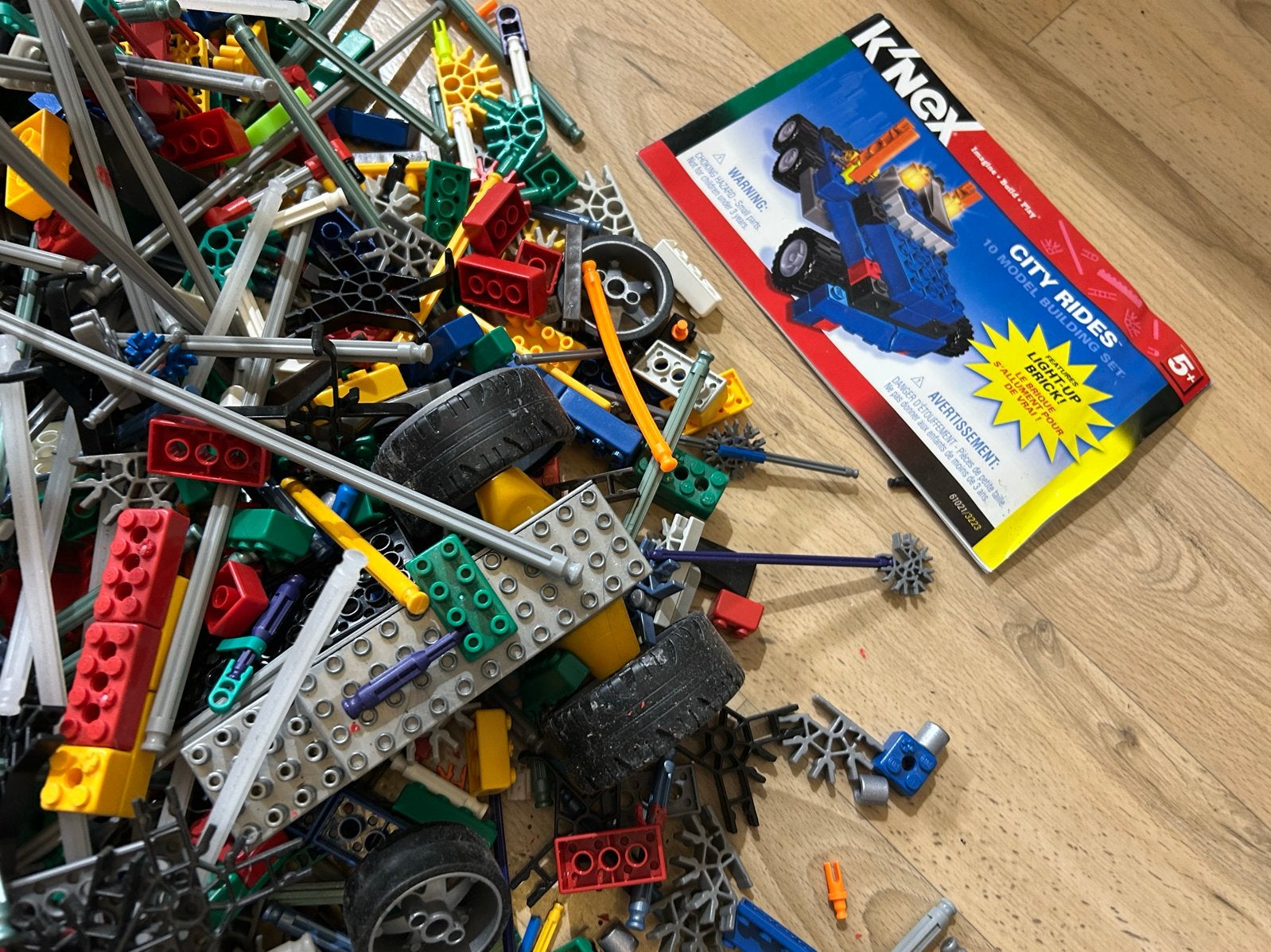 Grote partij K'nex bouwstenen (3,2 kg), Kinderen en Baby's, Speelgoed | Bouwstenen, Ophalen of Verzenden, Gebruikt, K'nex