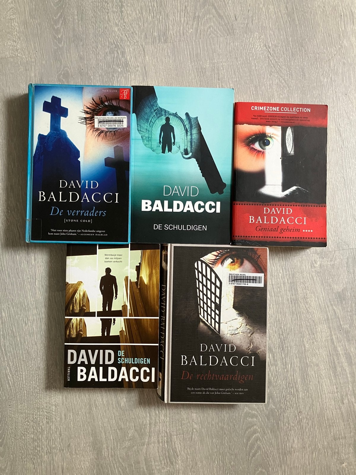 5x David Baldacci, Boeken, Detectives, Ophalen of Verzenden, Gelezen