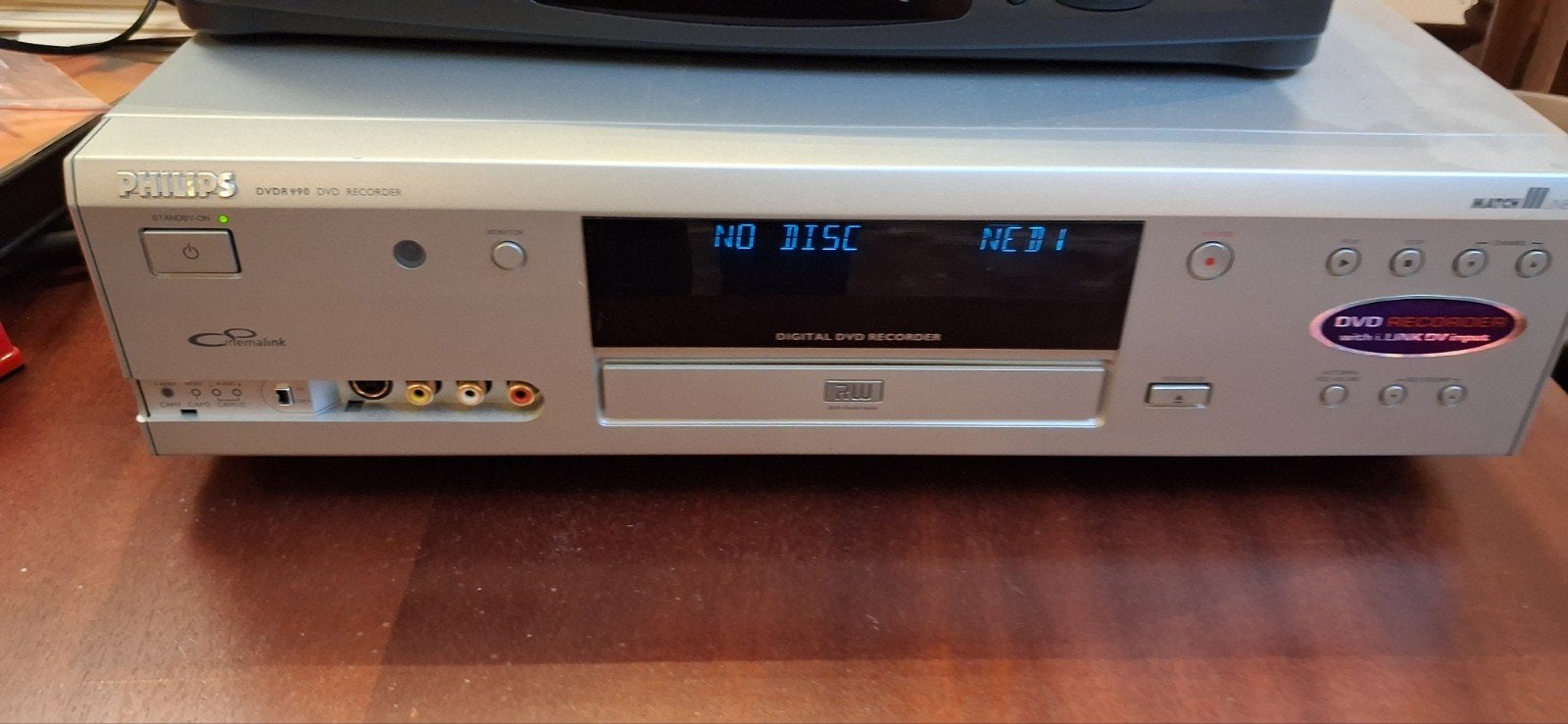 Philips DVDR990/021 DVD Recorder - Prima werkend, Ophalen, Philips, Gebruikt, -