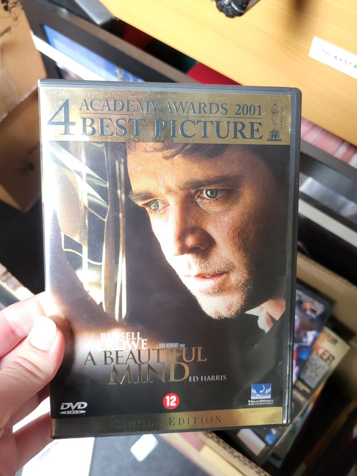 Dvd a Beautiful mind, Alle leeftijden, Ophalen of Verzenden, Zo goed als nieuw