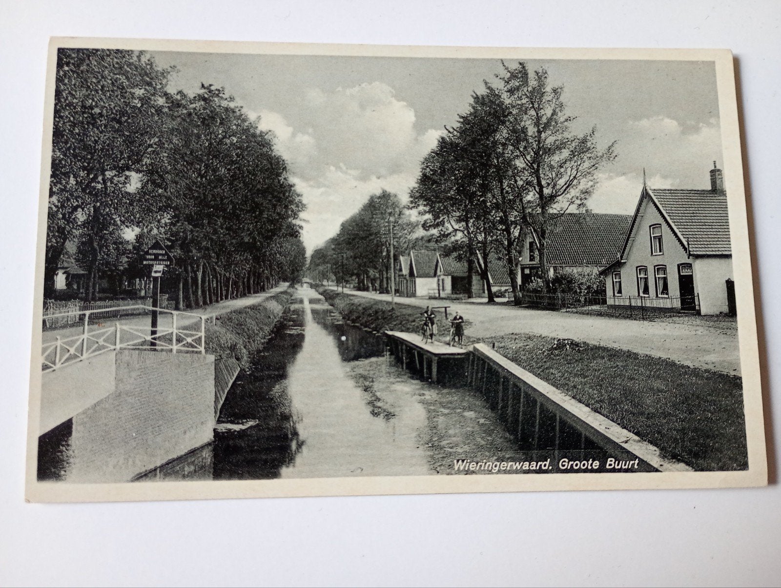 Wieringerwaard Groote Buurt 1937, Ophalen of Verzenden, 1920 tot 1940, Gelopen, Noord-Holland
