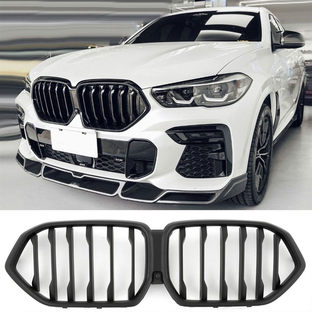 Grill Voor Bmw X6 G06 Sport Nieren Mat Zwart Enkele Spijl, Verzenden, Automotive Parts, A.parts@hotmail.nl, Trasmolenlaan 12 3447 GZ Woerden