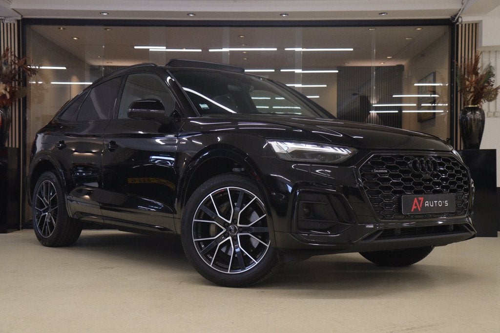 Audi Q5 Sportback 50 TFSI e S edition PANO/CARPLAY/SFEER/MEM, Auto's, Audi, Automaat, Gebruikt, Euro 6, 4 cilinders