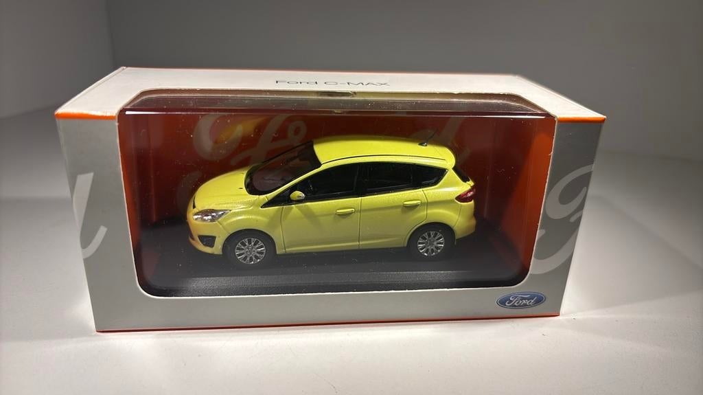 Ford c-max yellow minichamps 1.43, Hobby en Vrije tijd, Modelauto's | 1:43, Auto, Ophalen of Verzenden, MiniChamps, A