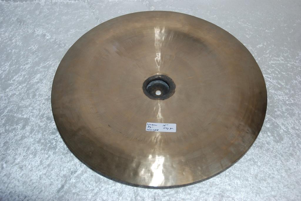 Wuhan China bekken 1109gr 16 inch  <25251988>, Gebruikt, Wuhan, ., Drums of Percussie